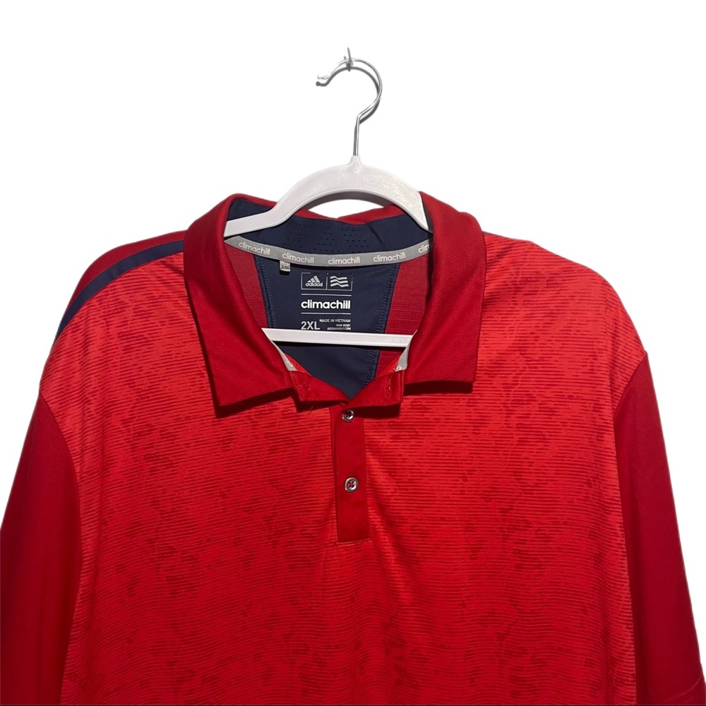 Adidas Men's Climachill Polo Shirt | Size 2XL | Excellent Condition - Picture 6 of 7